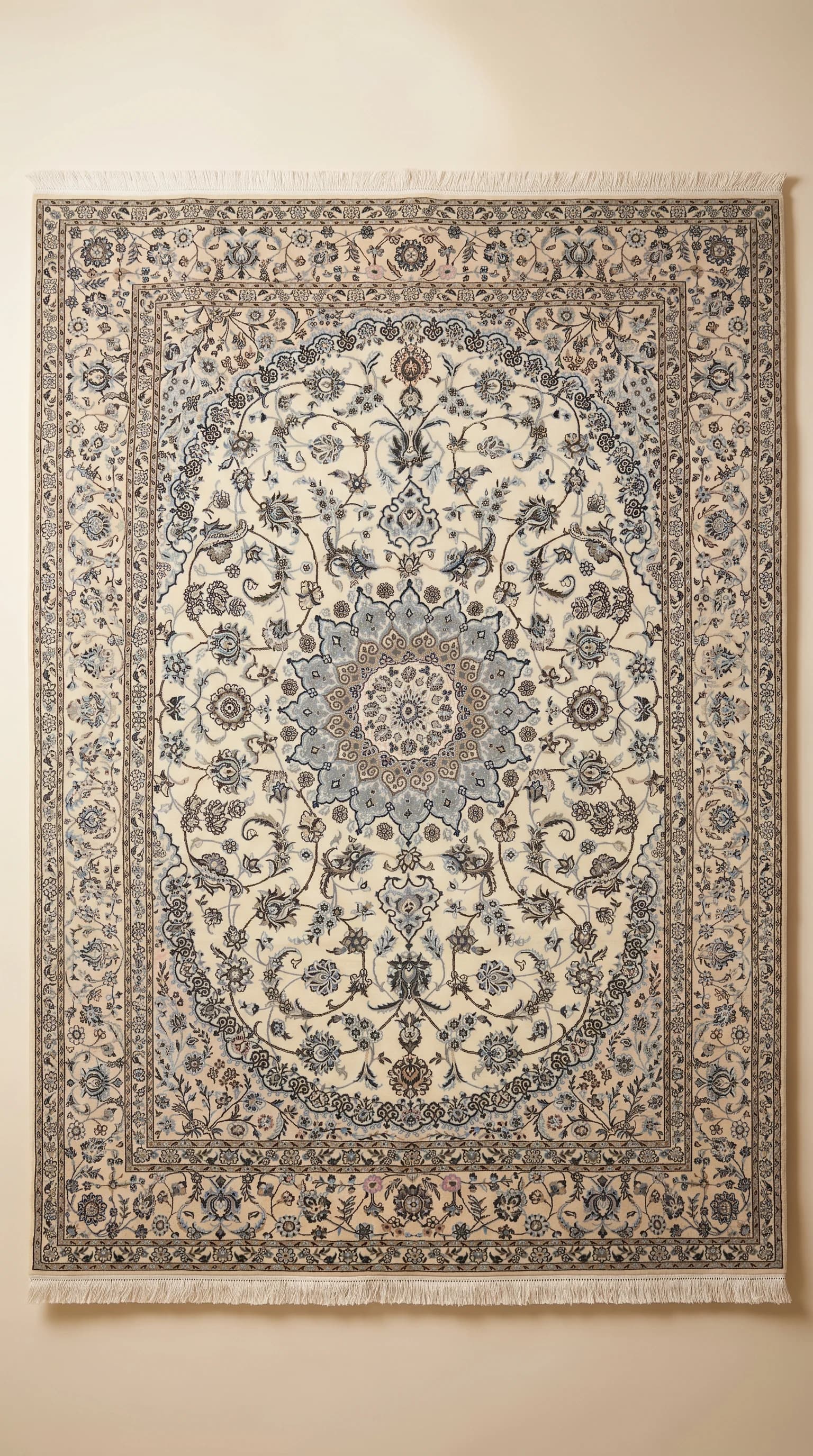 Persian Nain Carpet from Iran (Ref. 5746) – 2.0m x 3.0m, Luxurious Handmade Design