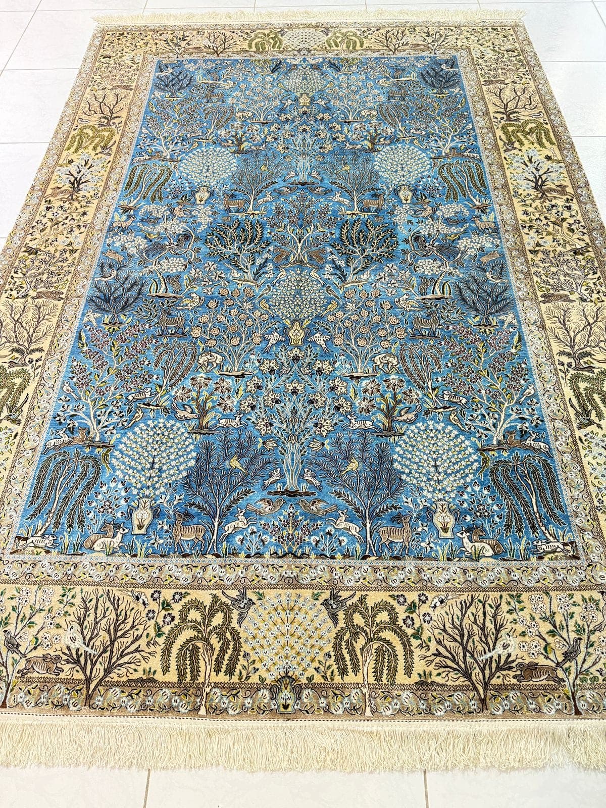 Nain Pahlavi Safaa Persian Carpet (2.40m x 1.67m) view 4