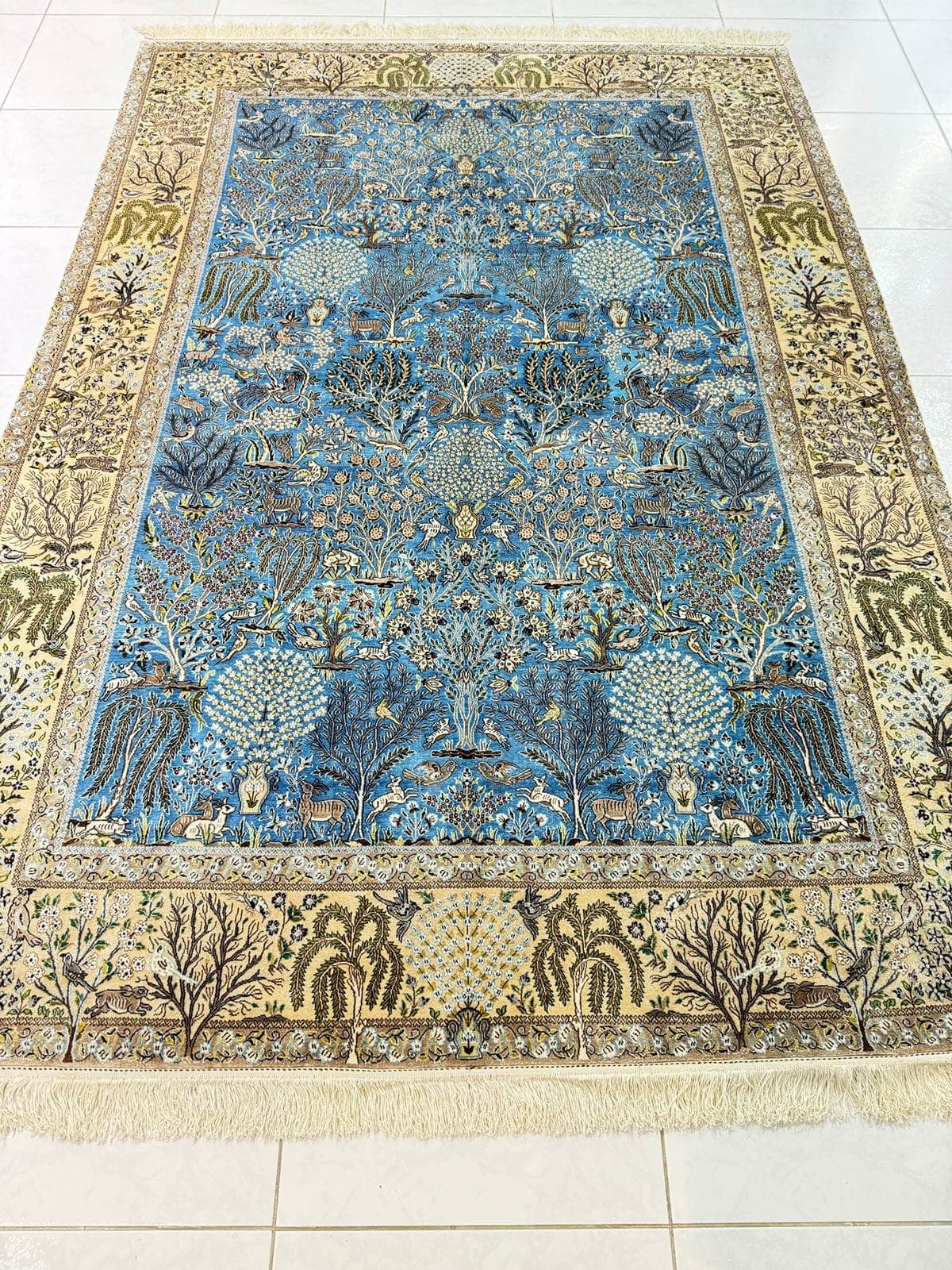 Nain Pahlavi Safaa Persian Carpet (2.40m x 1.67m) view 5