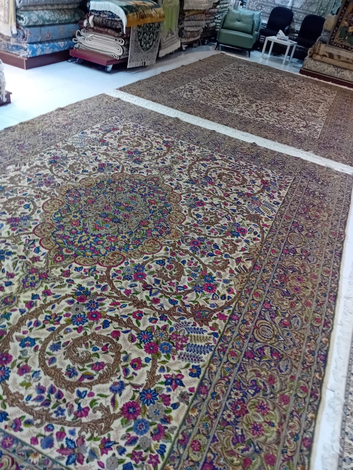 KAHRMAN Carpet: High quality handmade, antique, silk and wool Iranian carpet view 4