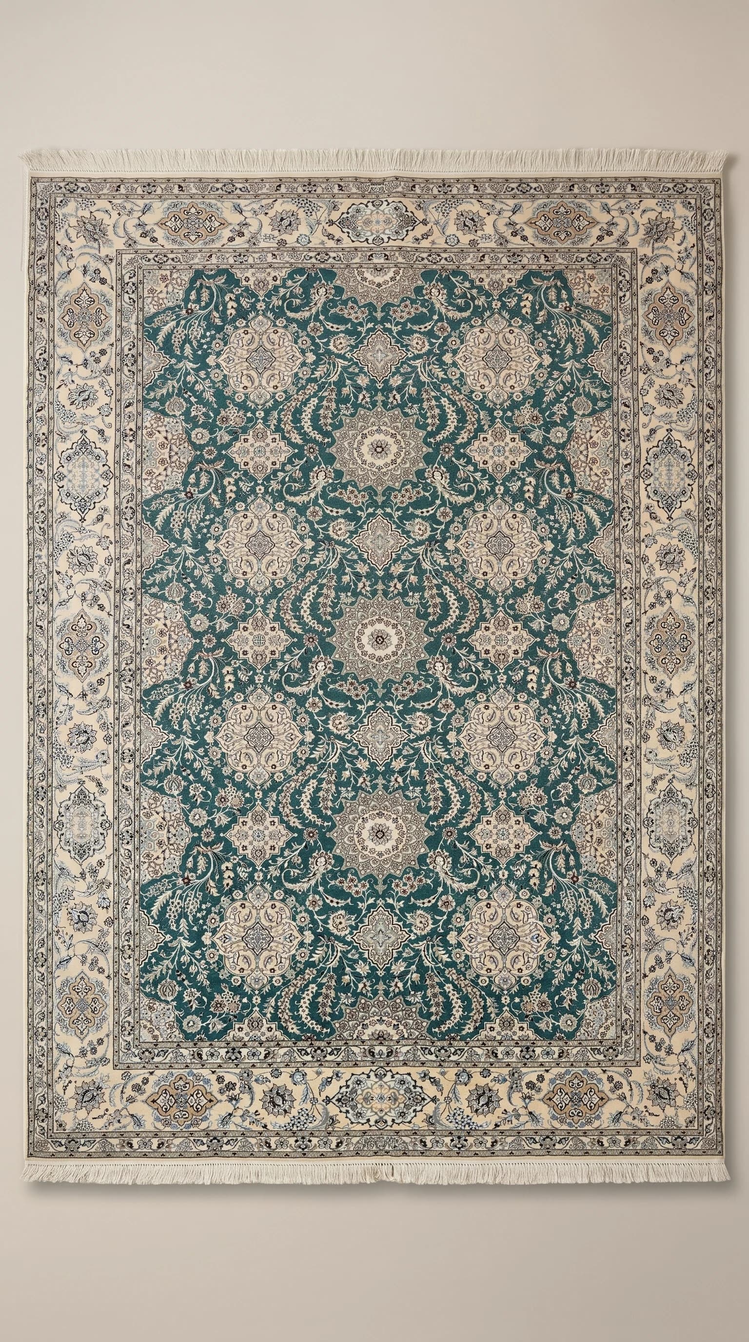 Persian Nain Shishla Habibian Carpet (Ref. 5742) – 2m x 3m, Handmade Luxury in Sharjah