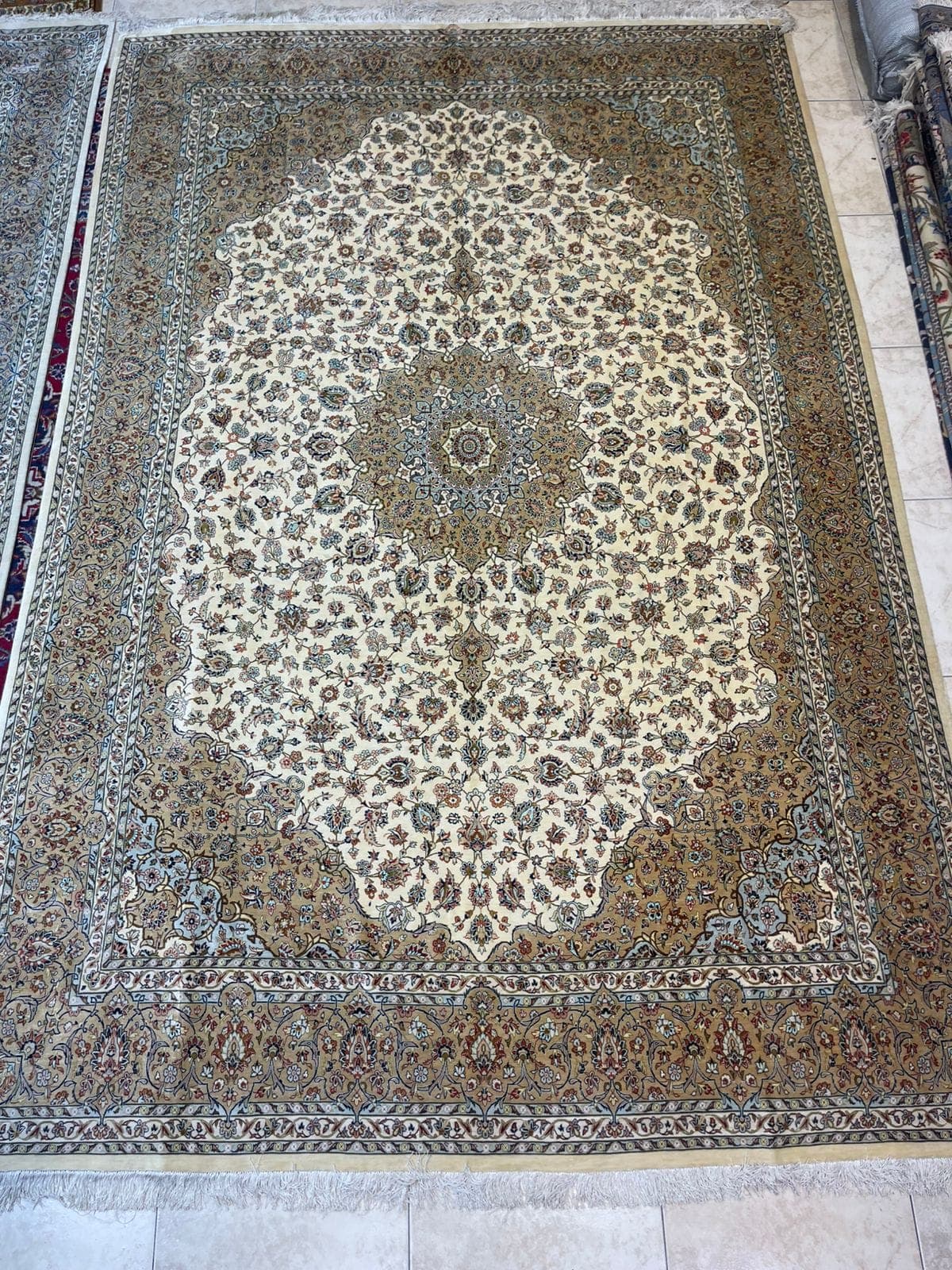 Persian Kashan Silk Carpet (Ref. 5750) – 2.10m x 3.12m, Handmade Elegance in Sharjah view 3