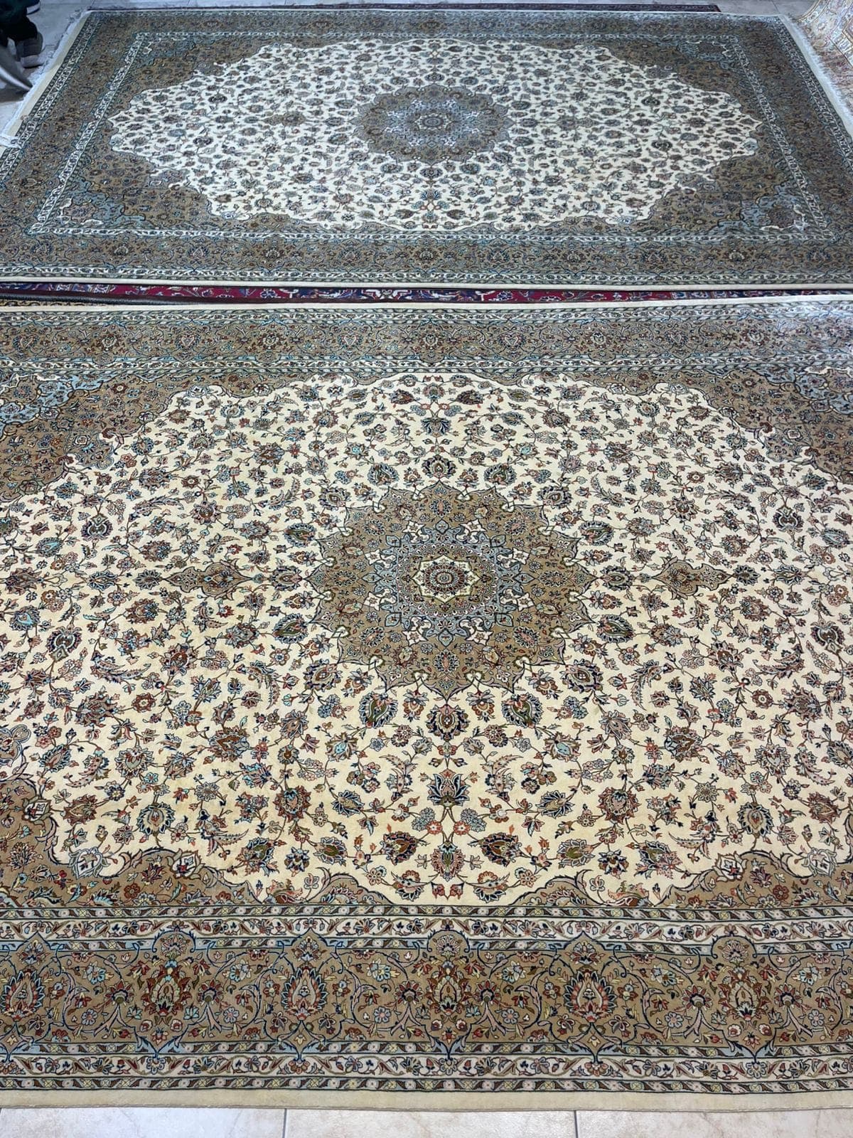 Persian Kashan Silk Carpet (Ref. 5750) – 2.10m x 3.12m, Handmade Elegance in Sharjah view 4