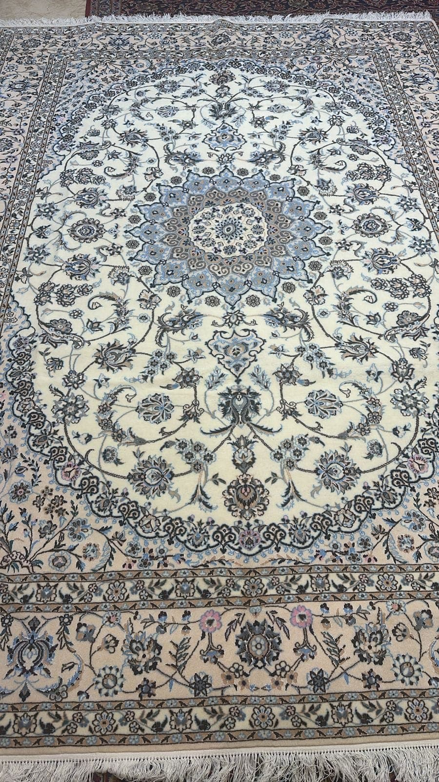 Persian Nain Carpet from Iran (Ref. 5746) – 2.0m x 3.0m, Luxurious Handmade Design view 2