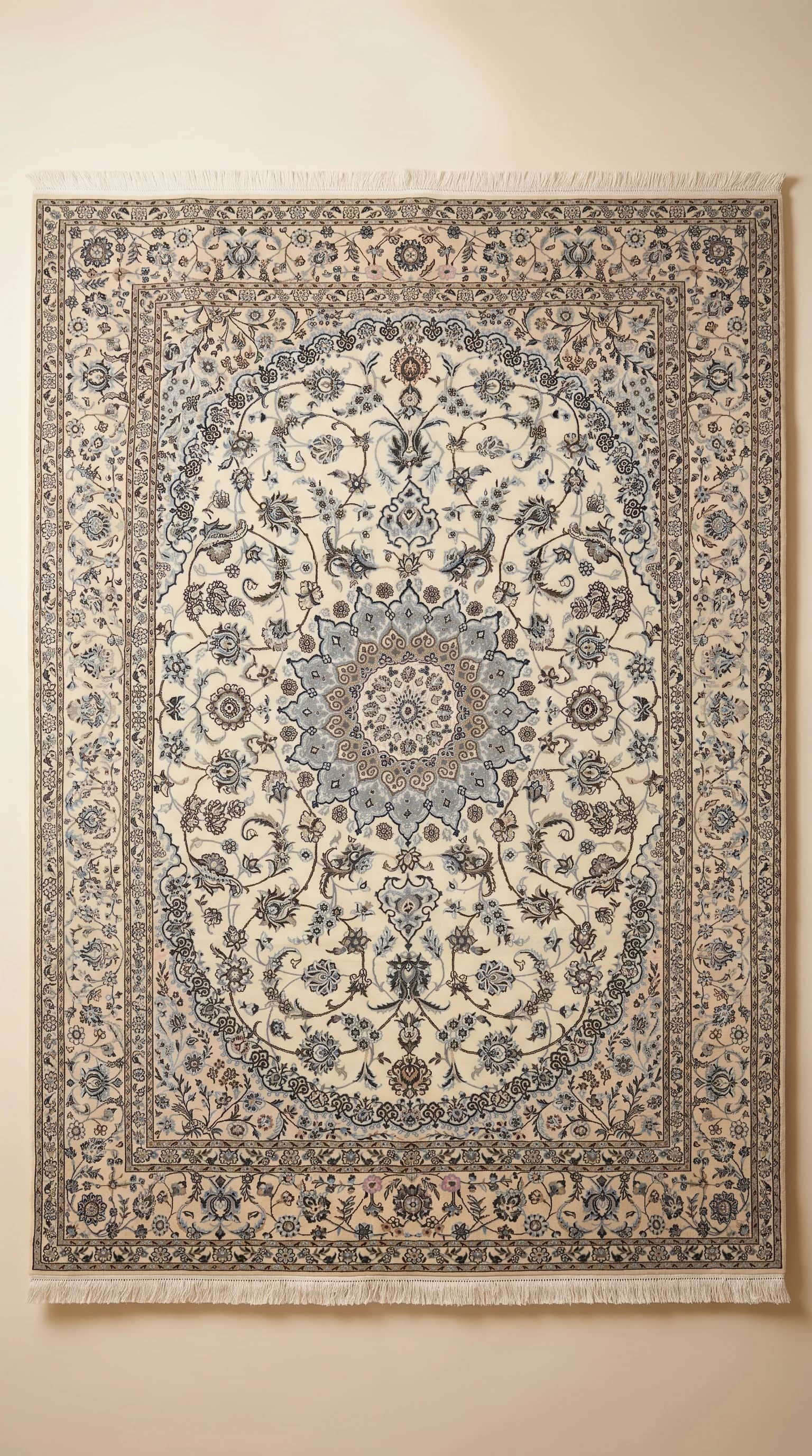 Persian Nain Carpet from Iran (Ref. 5746) – 2.0m x 3.0m, Luxurious Handmade Design, Nain, Iran
